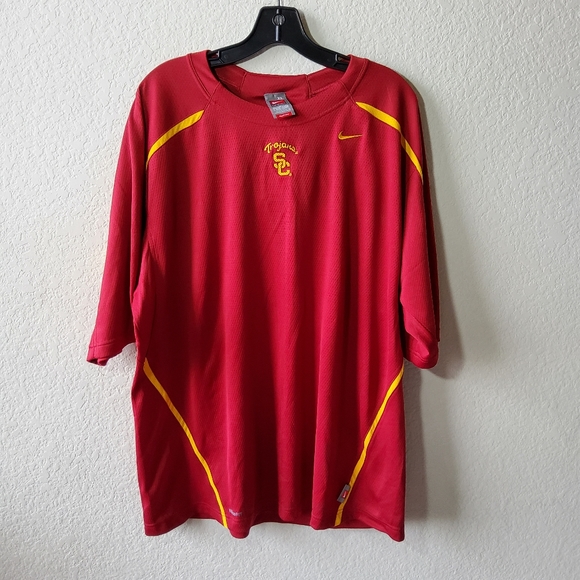 Nike USC Trojans Jersey Shirt Red Size XL - Picture 2 of 10